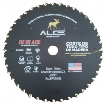 Disco de sierra circular para madera de 10