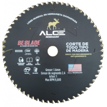 Disco de sierra circular para madera de 10