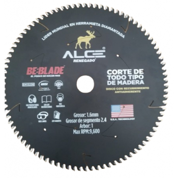 Disco de sierra circular para madera de 10