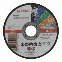 Disco de corte recto rapido multi construction 4 - 1/2