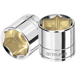 Dado de 6 puntas, cuadro 3/8, de 22mm