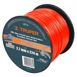 Hilo redondo para desbrozadora, carrete, 224 m , 2.7mm 