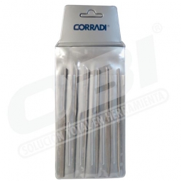 Lima para joyero jgo 6 pzas de 140 mm corte 0