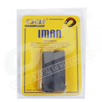 Iman rect. ceramico 3/8 X  3/8X 1 7/8 Blister con 2pz