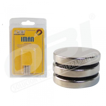 Iman red. neodimio 3 X 1 mm blister con 20 pzas