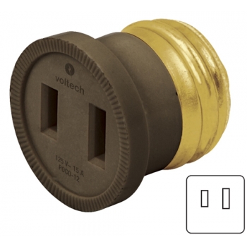 Adaptador de portalámpara a contacto