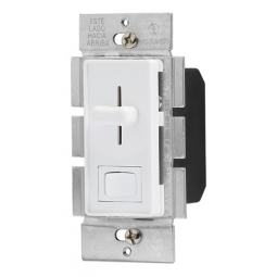 Atenuador de luz deslizable con interruptor