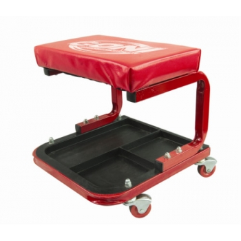 Banco con ruedas y charola de herramientas