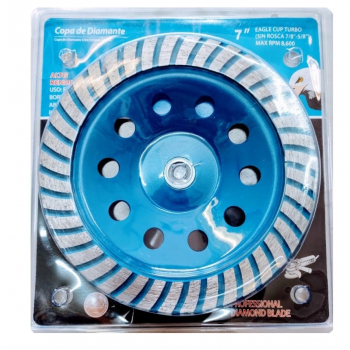 Copa de diamante tipo turbo 7