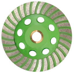 Copa de diamante tipo turbo de 4-1/2