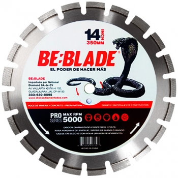 Disco de diamante segmentado de 14