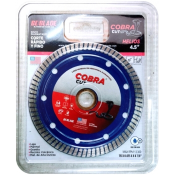 Disco de diamante turbo Helios de 4-1/2