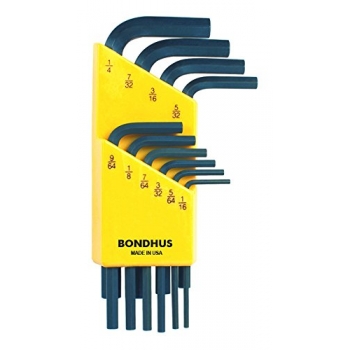 Juego de llaves hexagonales cortas