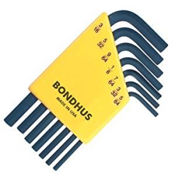 Juego de llaves hexagonales cortas