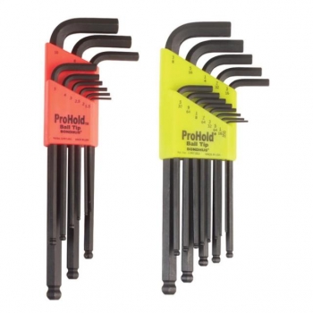 Juego de llaves hexagonales punta bola