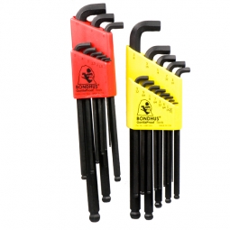 Juego de llaves hexagonales punta bola