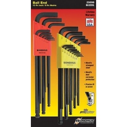 Juego de llaves hexagonales punta bola