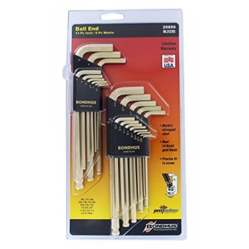 Juego de llaves hexagonales punta bola