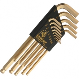 Juego de llaves hexagonales punta bola