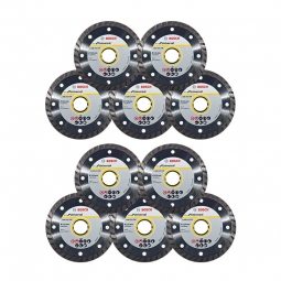 10 Discos de diamante turbo de 4-1/2