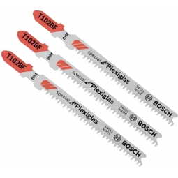 3 Seguetas de sierra caladora para PMMA