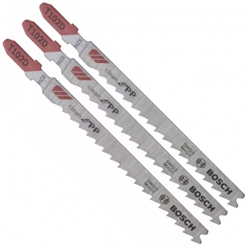 3 Seguetas de sierra caladora para madera