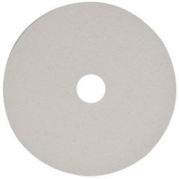 Rueda de felpa blanca de 150 x 51 x 25.4 mm