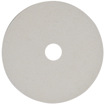 Rueda de felpa blanca de 200 x 25.4 x 25.4 mm