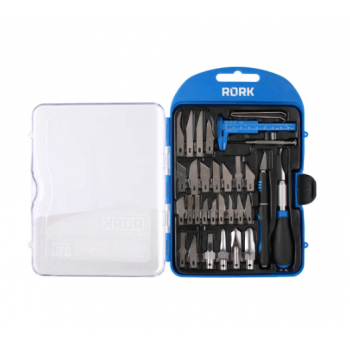 Kit de Navajas Tipo Exacto, 35 pzas