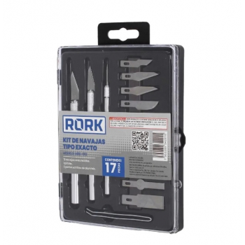 Kit de Navajas Tipo Exacto,17 pzas
