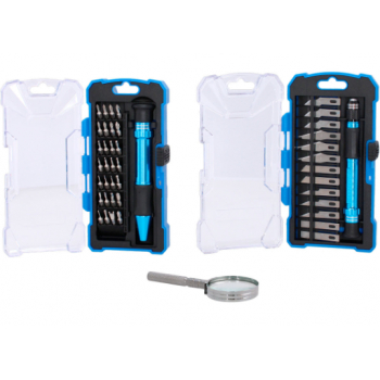 Kit de Desarmadores y Navaja tipo Exacto