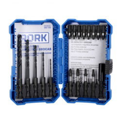 Kit de Puntas de Impacto y Brocas, 18 pzas