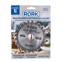 Disco de Sierra Con Puntas de Carburo- 4-1/2