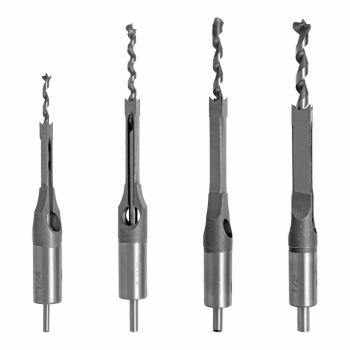 Brocas para Agujeros Cuadrados 4 pzas