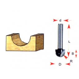 Cuchilla m/caña radio 1/8 d x 1/4 b x 1/4 l x 1 5/8 x 