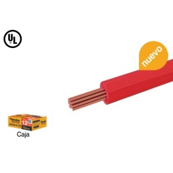 Cable THW CCA calibre 12 AWG color Rojo