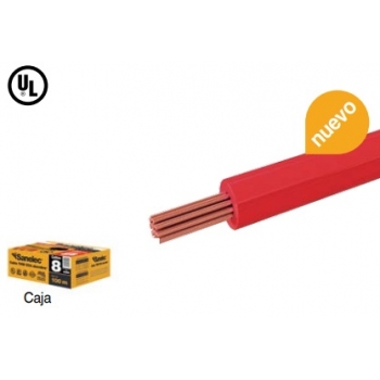 Cable THW CCA calibre 8 AWG color Rojo