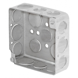 Caja y tapa 4 x 4 cuadradas reforzadas