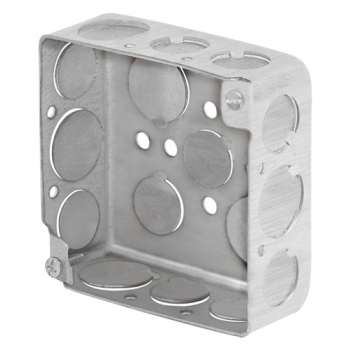 Caja y tapa 4 x 4 cuadradas reforzadas