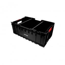 Caja portaherramientas plástica modular con separadores