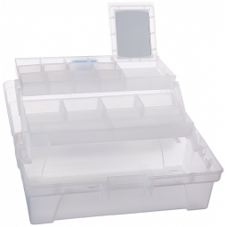 Caja vanity transparente de 36 cm