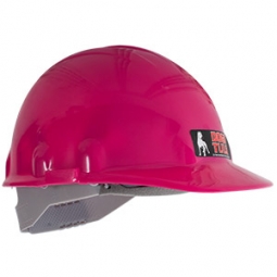 Casco de seguridad tipo cachucha, color rosa