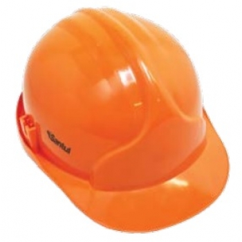 Casco de seguridad color naranja