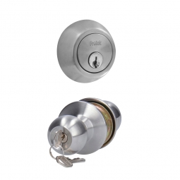 Combo pomo bola doble acero inoxidable