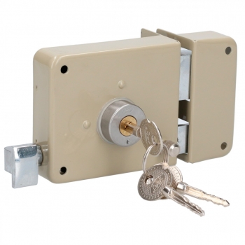 Cerradura sobreponer instala fácil llave tetra derecha