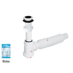 Cespol flexible de bote para lavabo de 1 1/4”