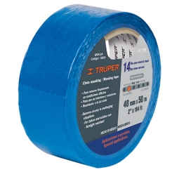 Cinta masking tape azul de 3/4