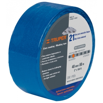 Cinta masking tape azul de 1