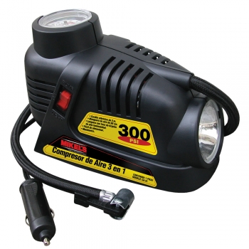 Compresor de aire 12V 3 en 1 300 PSI