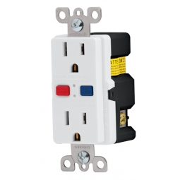 Contacto dúplex falla a tierra GFCI (ICFT)